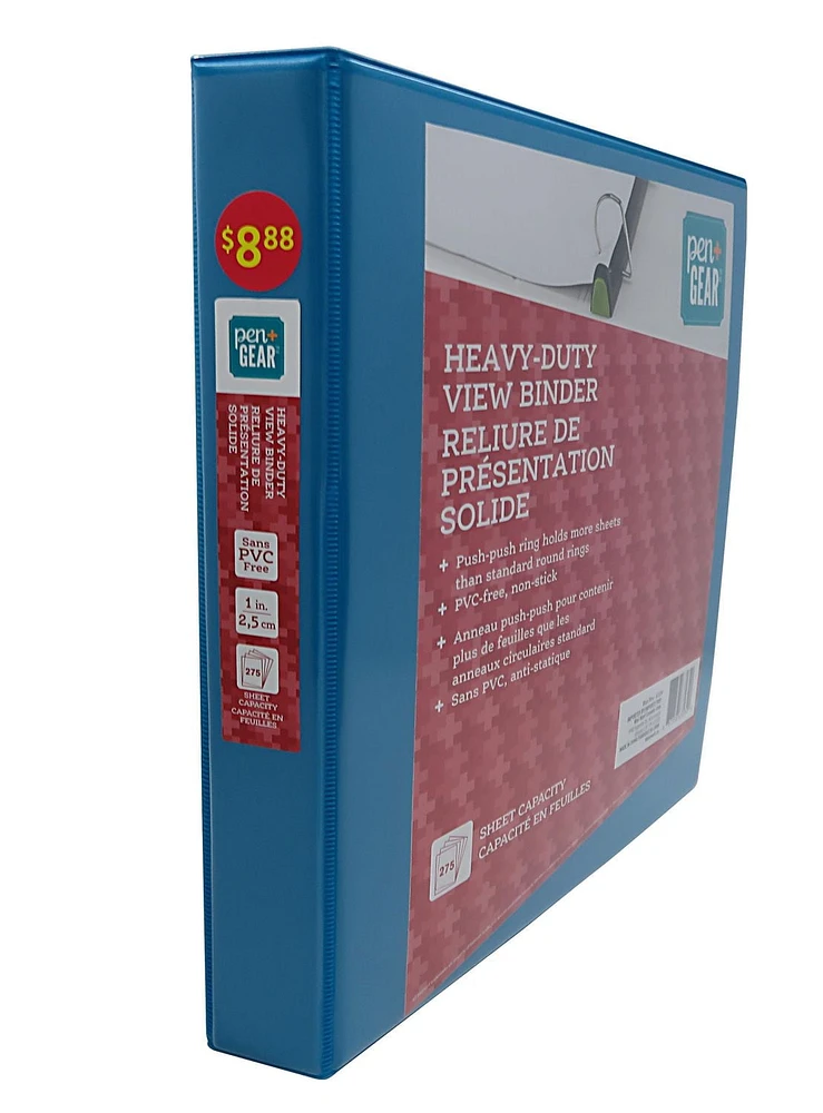 PEN+GEAR HEAVY DUTY VIEW 1`` BINDER