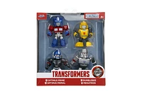 Jada Toys 2.5" Metal Figurine Paquet De 4 - Transformers
