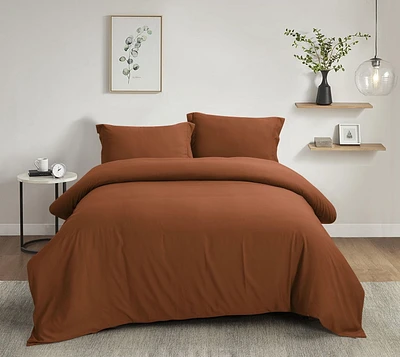 Ultra Soft Solid Duvet Cover Set