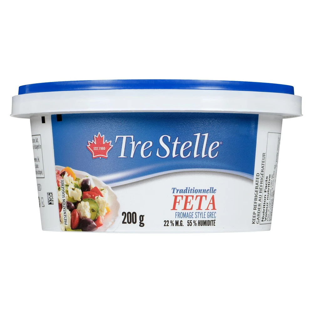 Tre Stelle Traditional Feta Cheese, 200 g