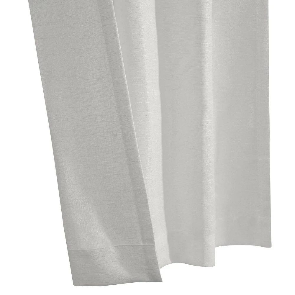 Tote, filtrant la lumière panneau de rideau jacquard à double entête 52" x 84