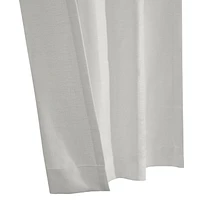 Tote, filtrant la lumière panneau de rideau jacquard à double entête 52" x 84