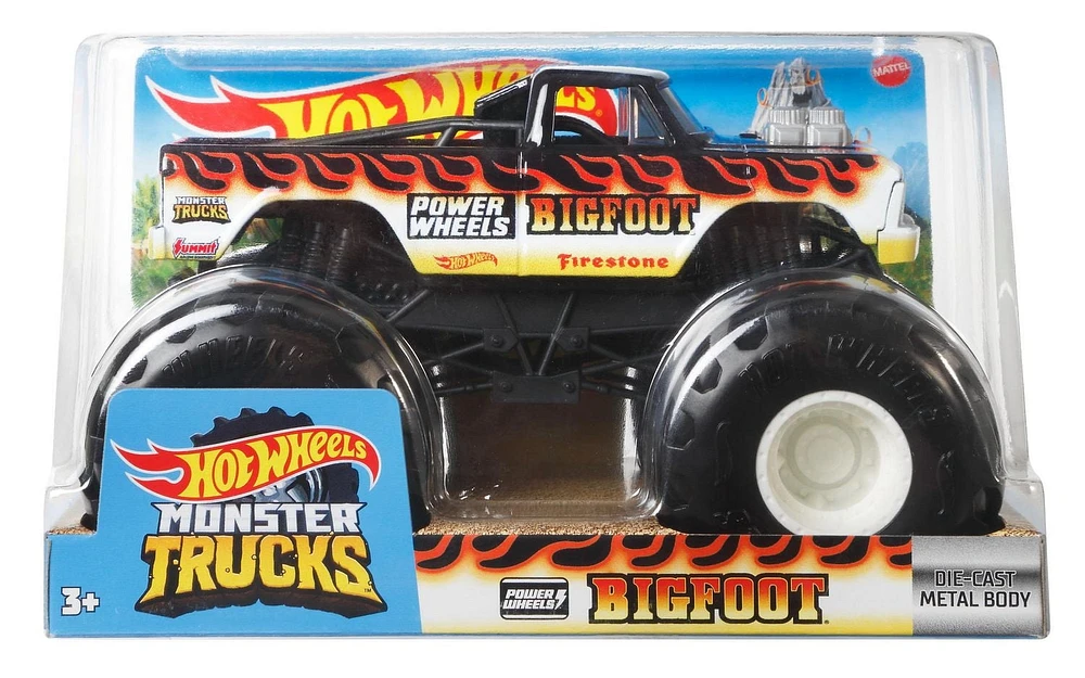 Hot Wheels Monster Trucks 1:24 scale Bigfoot Vehicle
