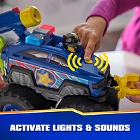PAW Patrol: Rescue Wheels Chase’s Power Haulin’ Cruiser, Toy Truck with Launcher, Motorized Winch, Lights & Sounds, Kids Toys for Boys & Girls Ages 3+, Chase’s Power Hauling