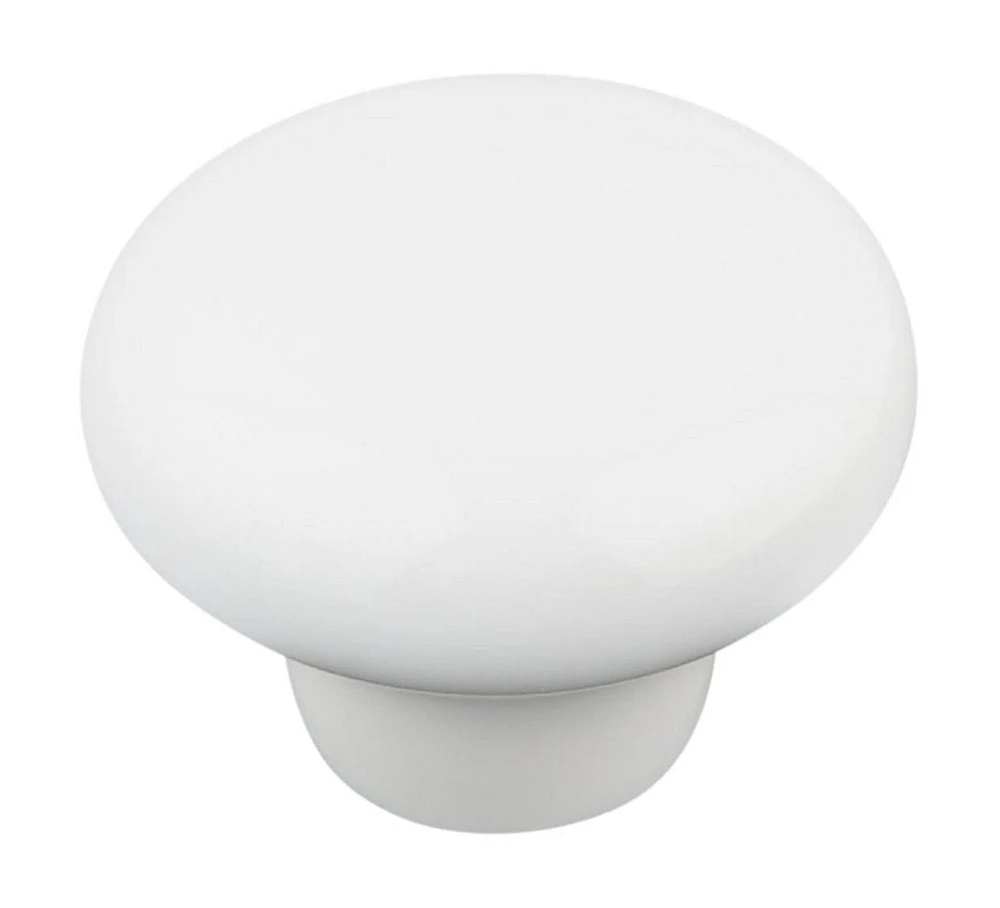 Era Céramique Paquet de 8 Bouton Blanc 1.18 x 1.18 x 1.14 po.