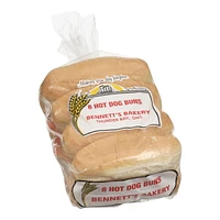 Hot Dog Buns, 370 g / 8 Count