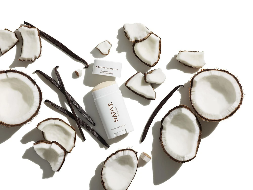 Native – Desodorisant sans aluminium, noix de coco et vanille 75g