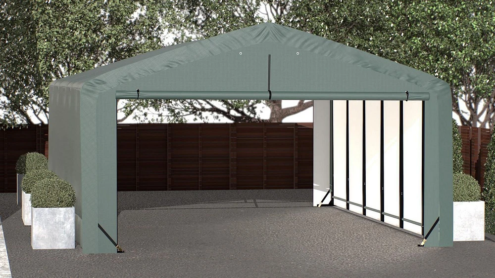 ShelterTube Wind and Snow-Load Rated Garage