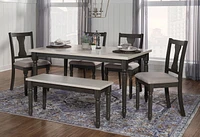 Weston Side Chair, Grey (Set of 2)