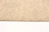 ECARPETGALLERY 5'5" x 7'6"  Transitional Collage Handmade Area Rug for Living Room, Dining Room and Bedroom in Ivory