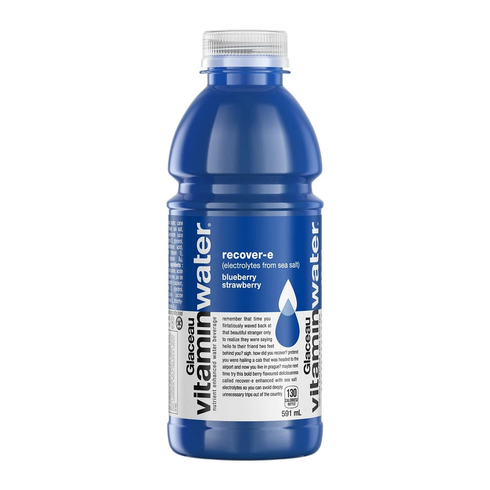 Glaceau Vitaminwater Recover-e Bottle, 591 mL, 59 mL