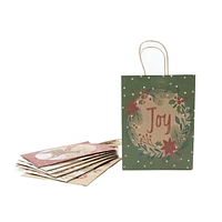 Holiday Time 7 paquets de petits sacs-cadeaux en papier Kraft