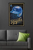 MLB Kansas City Royals - Neon Helmet 23 Wall Poster, 22.375" x 34"