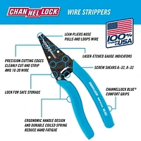 CHANNELLOCK 7" Wire Stripper
