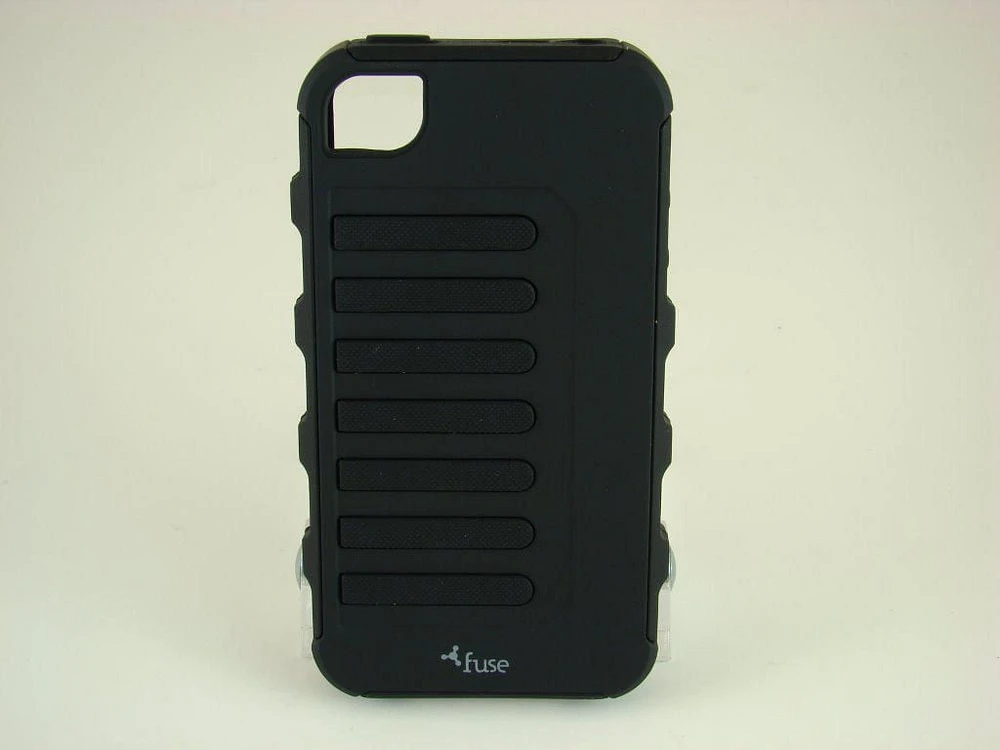 Coque telephone pour iPhone 4 Noir/Noir