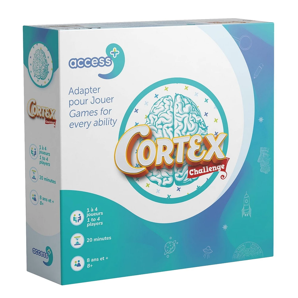 CORTEX - ACCESS + (ML) Jeu de société pour enfants - Adapté par les professionnels de la santé pour les troubles cognitifs ADHD Autisme Mémoire - Jeux de cartes pour enfants et adultes âgés de 8+ - 1-