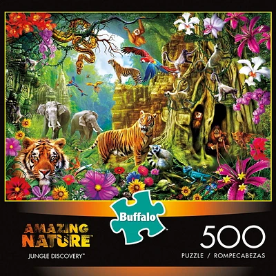 Buffalo Games Amazing Nature Le puzzle Jungle Discovery en 500 pièces