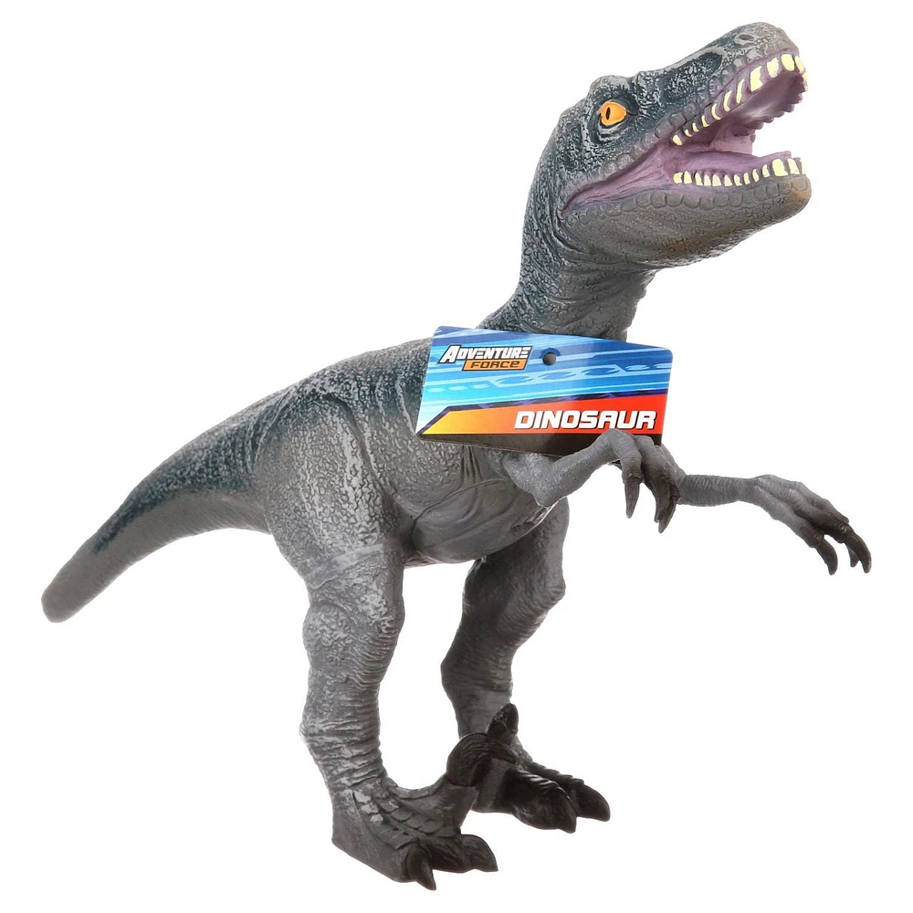 Adventure Force Grande figurine souple de dinosaure Raptor, bleu, conçue pour les 3 ans et plus