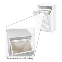 Panier à linge basculant Ellsworth - Blanc