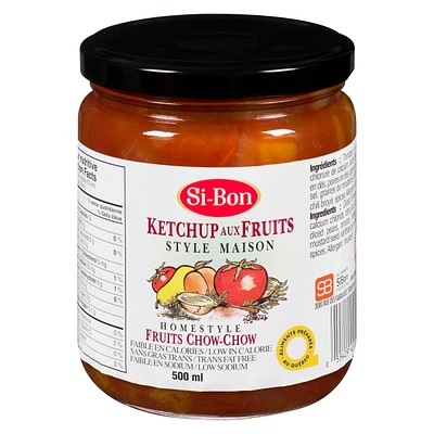 Si-Bon Ketchup aux Fruits Style Maison Ketchup aux Fruits Style Maison