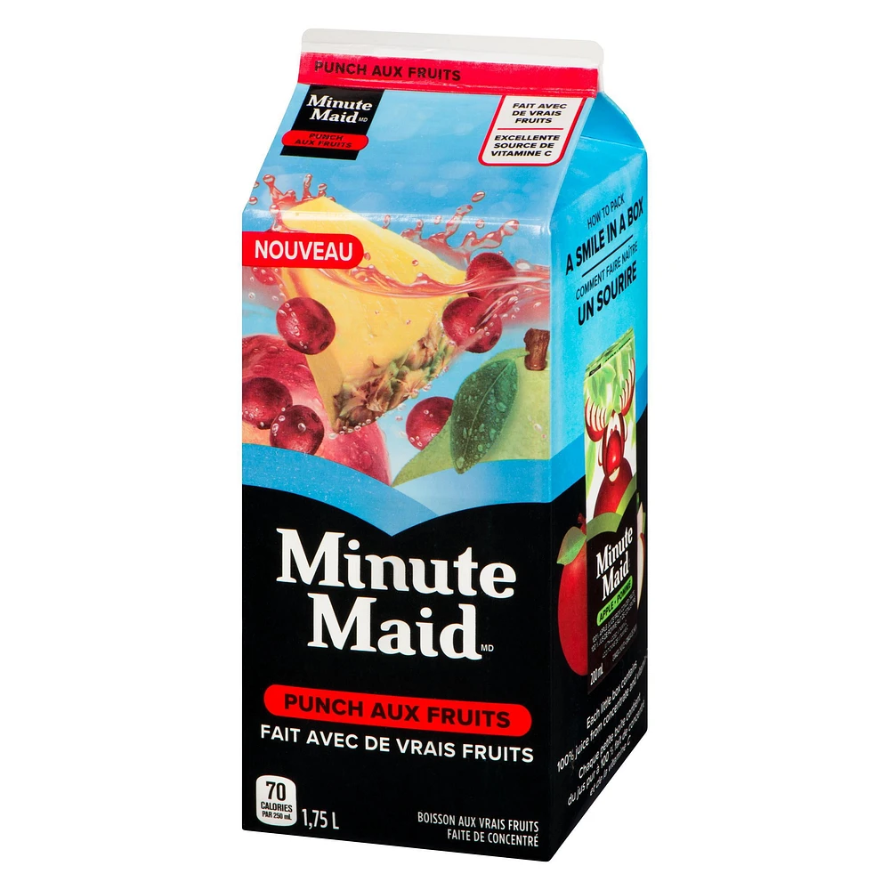 Minute Maid Fruit Punch 1.75L Carton, 1.75 x L