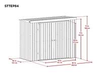 Scotts Garden Storage Shed 10x4
