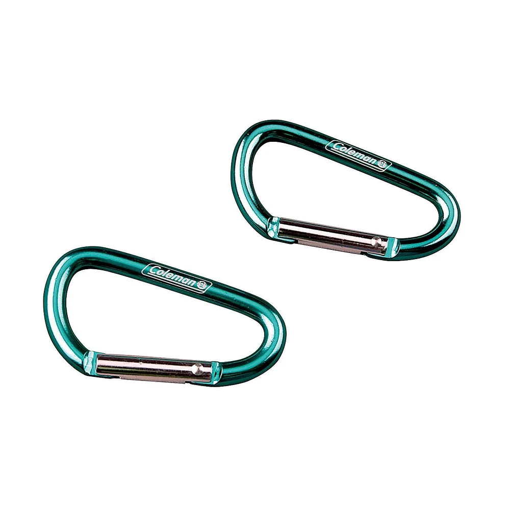 Mousquetons de luxe de Coleman 2 liens / paquet