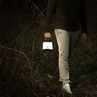 Ozark Trail 1000 Lumen Lantern - LED Camping Light, 275-Hour Runtime, Orange & Gray, Ozark Trail Lantern
