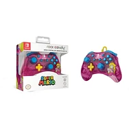 PDP Rock Candy™ Wired Controller: Bubblegum Peach - Nintendo Switch, PDP Rock Candy W CTRL: Peach
