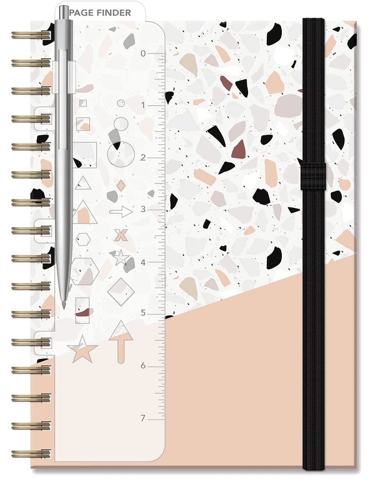 Markings by C.R. Gibson Mosaic Print Twin Wire Journal