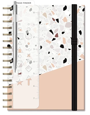 Markings by C.R. Gibson Mosaic Print Twin Wire Journal