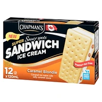 Chapman's Super Sandwich Caramel Blondie Ice Cream, 6 x 120 mL