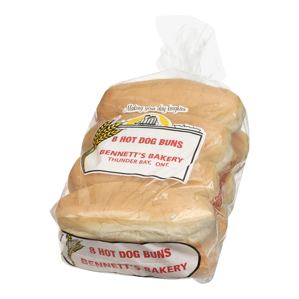 Hot Dog Buns, 370 g / 8 Count