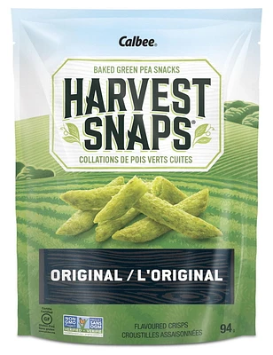 Harvest Snaps® Snack Crisps Original 94g, Harvest Snaps Baked Green Pea Snacks, Original, Gluten Free Veggie Crisps Original 94g