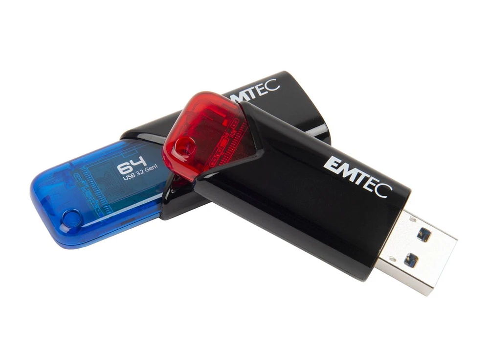 EMTEC USB3.2 B113 Click 64GB 2PK, EMTEC 3.2 64 Click 2PK