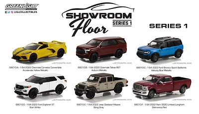 1:64 GreenLight Showroom Floor Die-Cast Vehicles Series 1