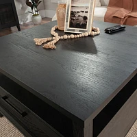 Sauder La Collection Tiffin Line Table basse, Finition Raven Oak, 433510