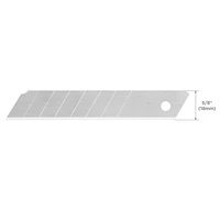 Swiss Tech  Lames de 18 mm - Paquet de 5 Acier SK5