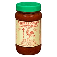 Huy Fong Sambal Oelek Ground Fresh Chili Paste, 211mL (8oz)