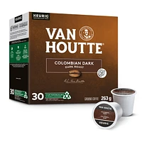 Van Houtte Colombian Dark, Dark Roast, K-Cup Coffee Pods, 30 Count, 30 Count