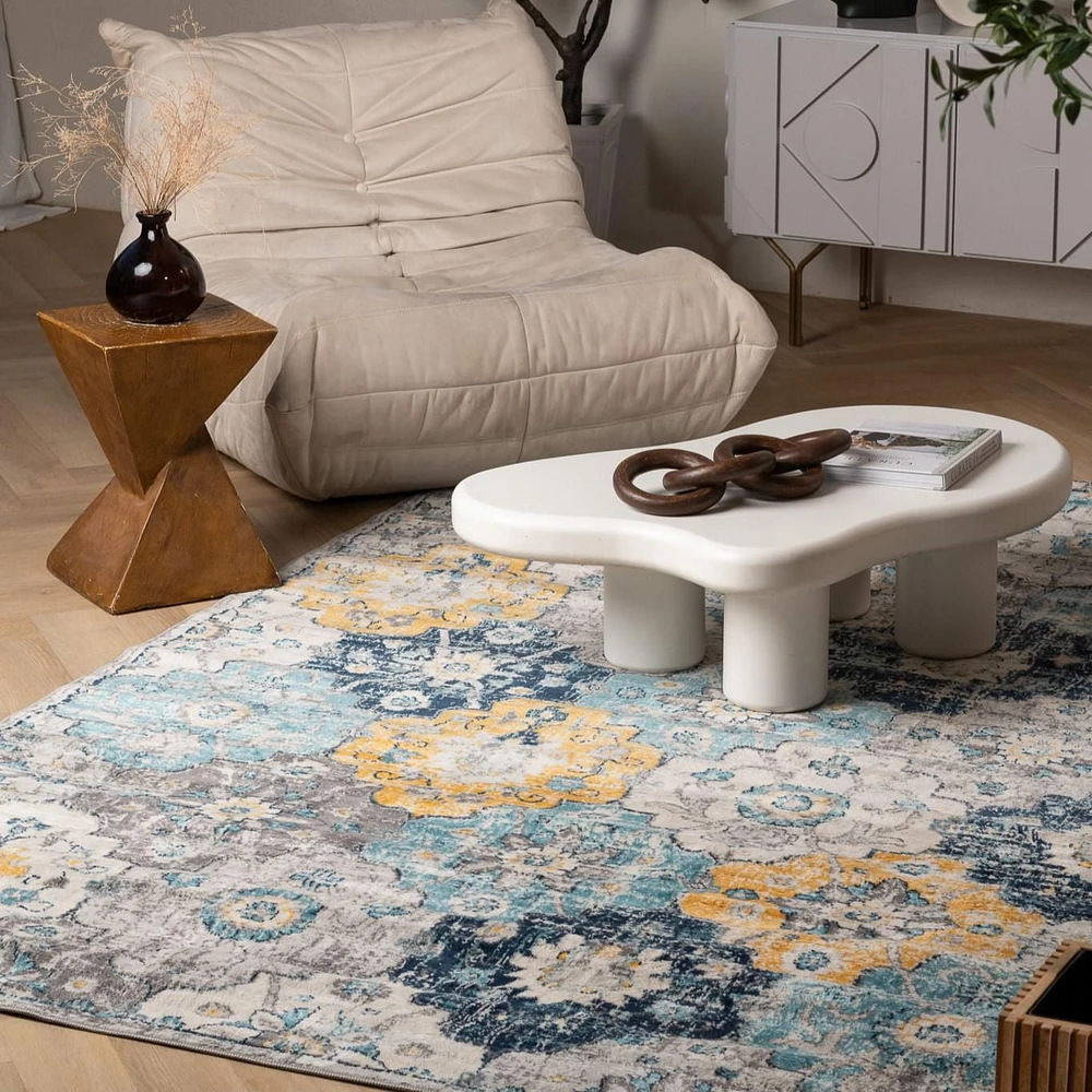 Rug Branch Savannah Collection Modern Floral Area Rug