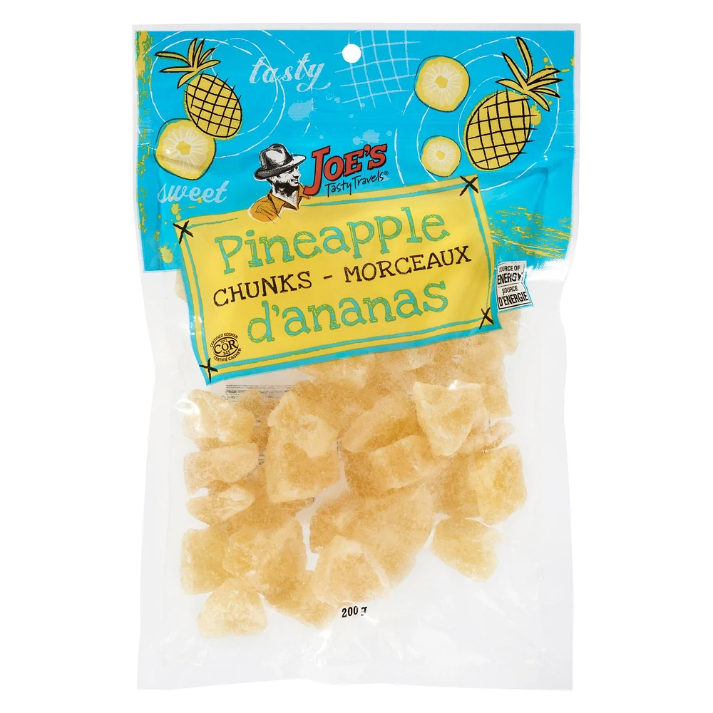 Dried Pineapple Chunks, 200g