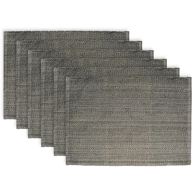 Fabstyles Set de table en coton classique décontracté Lot de 6 sets de table épais lavables en machine