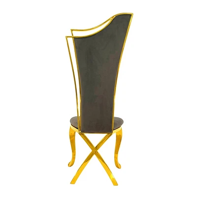 Canadian Morocco Beige Gold Dining Chair