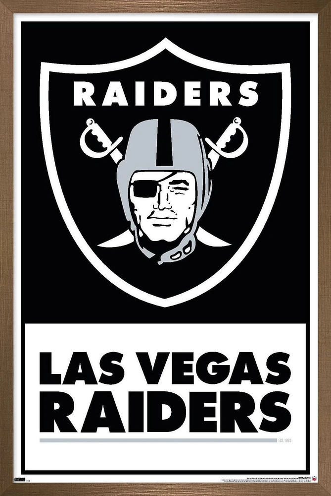 NFL Las Vegas Raiders - Logo 21 Wall Poster