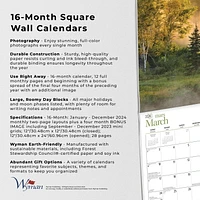 Wyman Publishing Ontario 2024 12x24 Inch Square Wall Calendar, 9781525611605