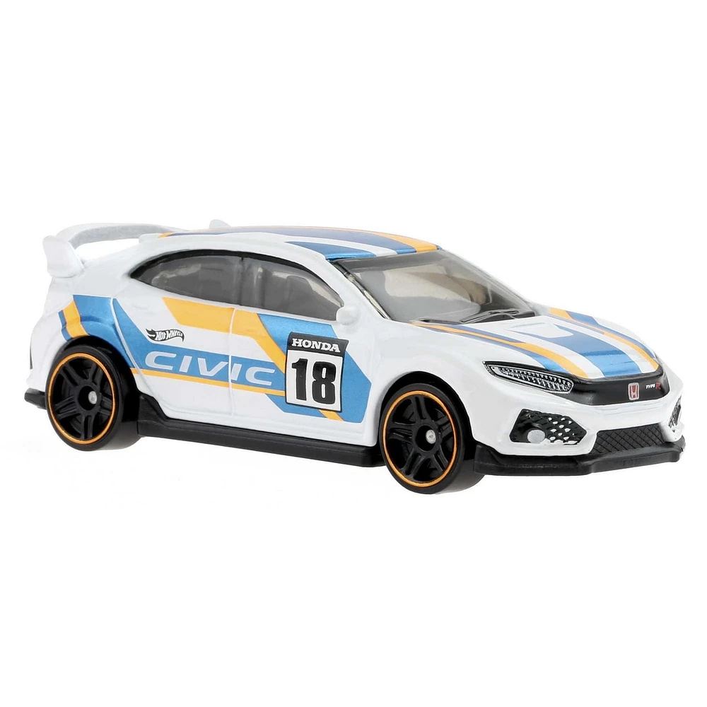 2018 Honda Civic véhicule Honda Hot Wheels à l’échelle 1:64