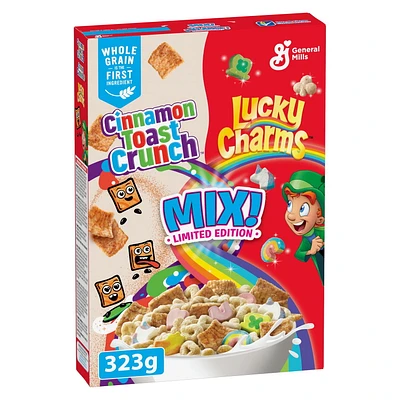 Cinnamon Toast Crunch and Lucky Charms Mix! Limited Edition Cereal