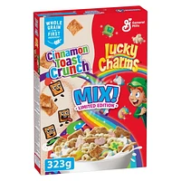 Cinnamon Toast Crunch and Lucky Charms Mix! Limited Edition Cereal