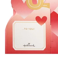 Hallmark Paper Wonder Jumbo 3D Pop-up Valentine's Day Card or Centerpiece (Happy Valentine's Day Hearts)